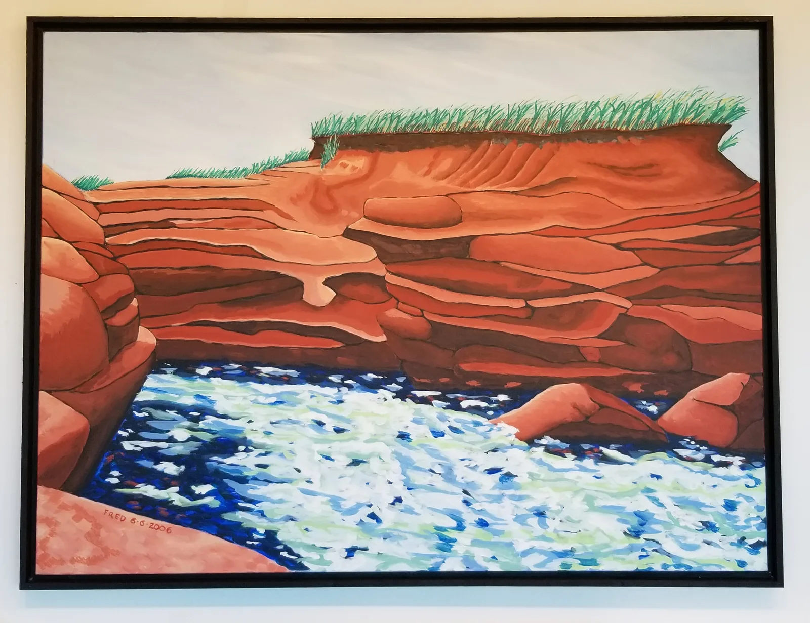 Gros Cap, acrylique sur toile