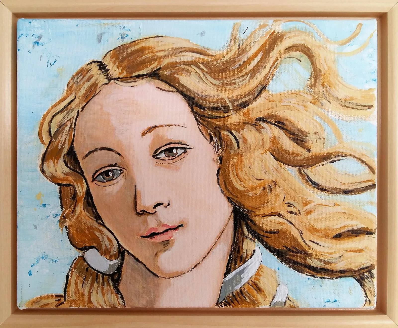 Botticcelli, acrylique sur toile