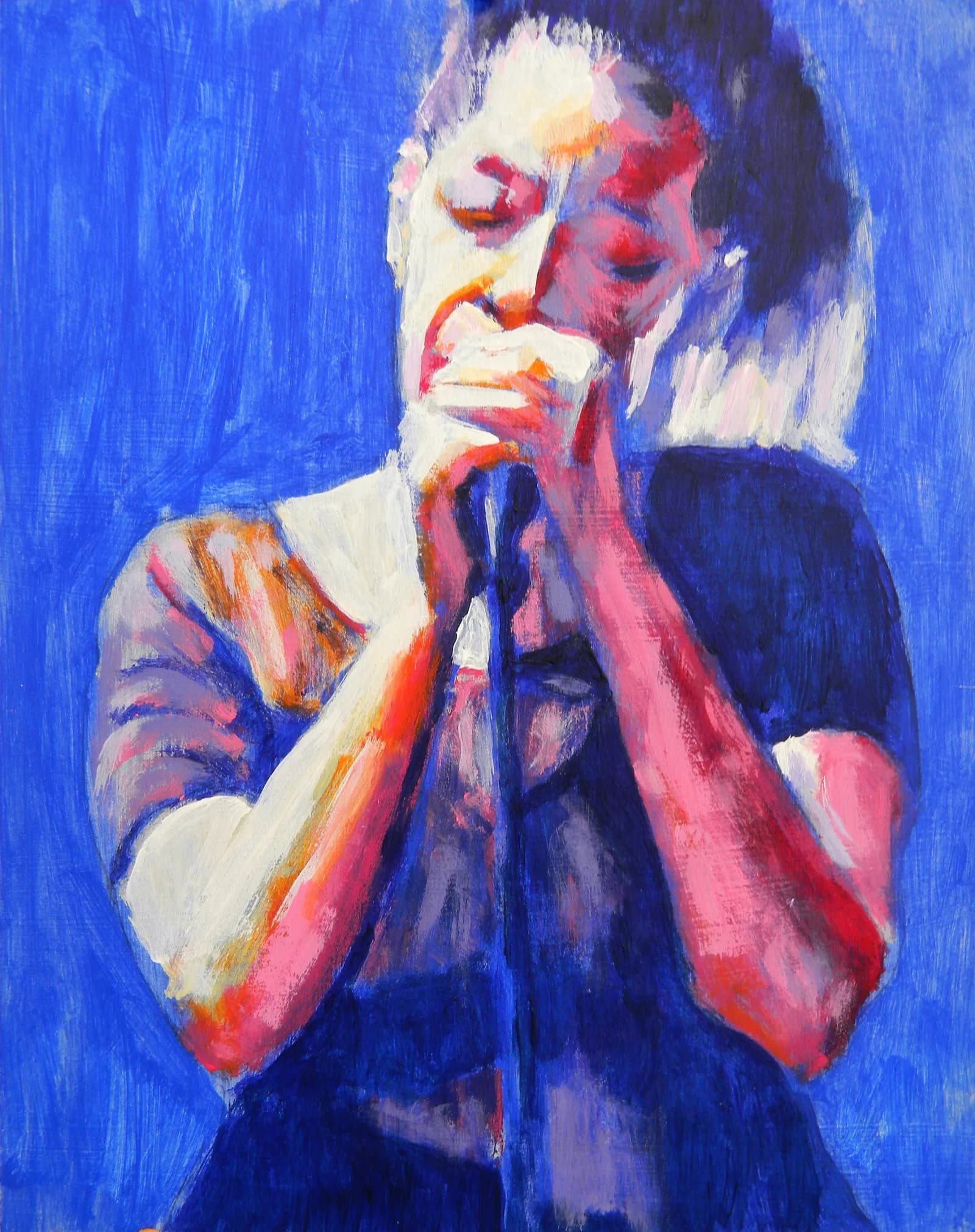 Betty, acrylique sur masonite, 25,5 × 20 cm
