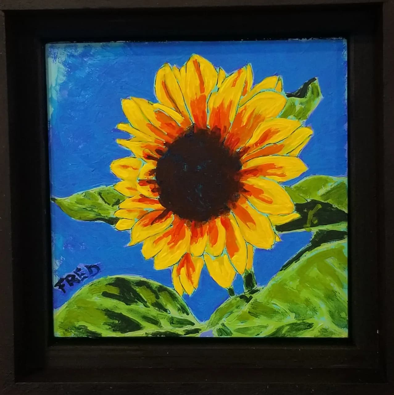 Couleurs d'Ukraine, acrylique sur masonite