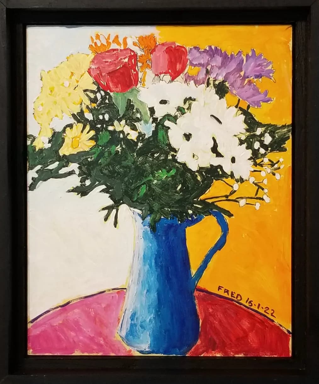 Merci Miss Donnely, acrylique sur masonite