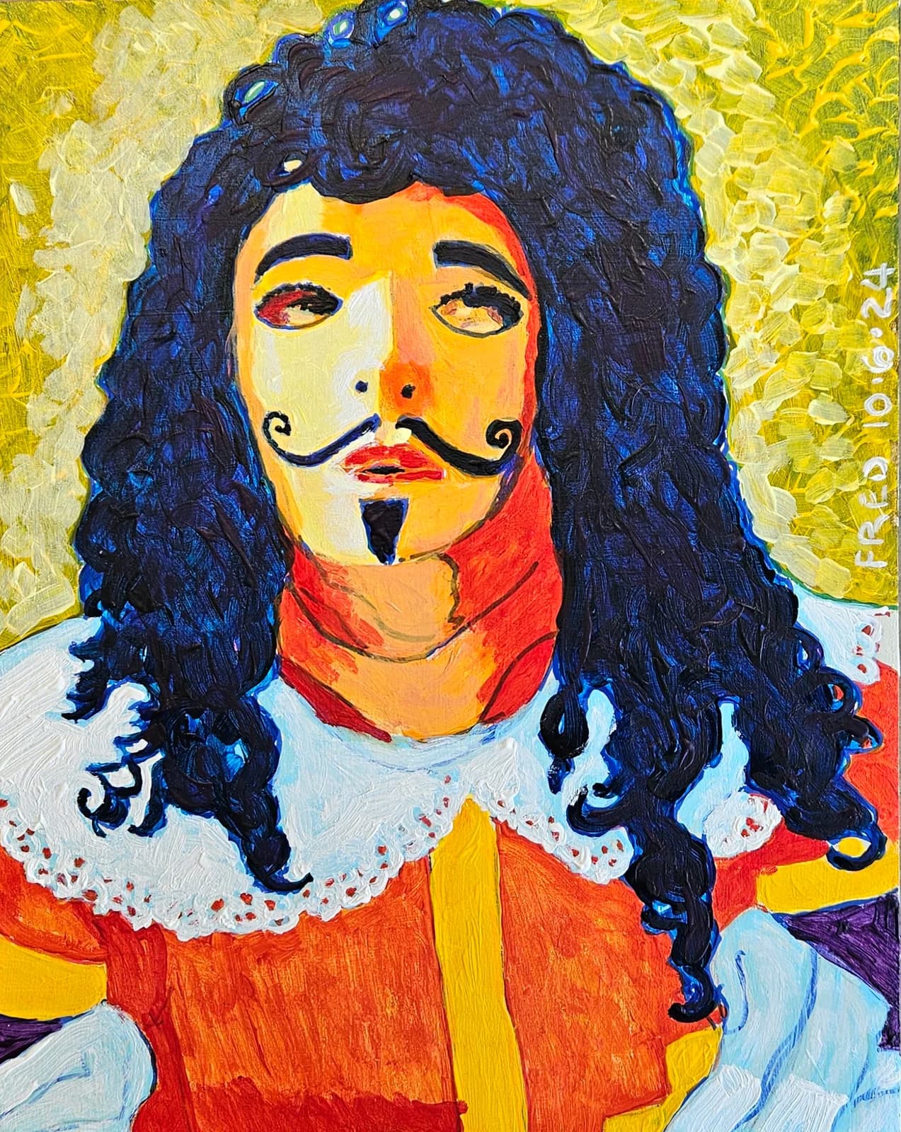 D'ARTagnan, acrylique sur masonite
