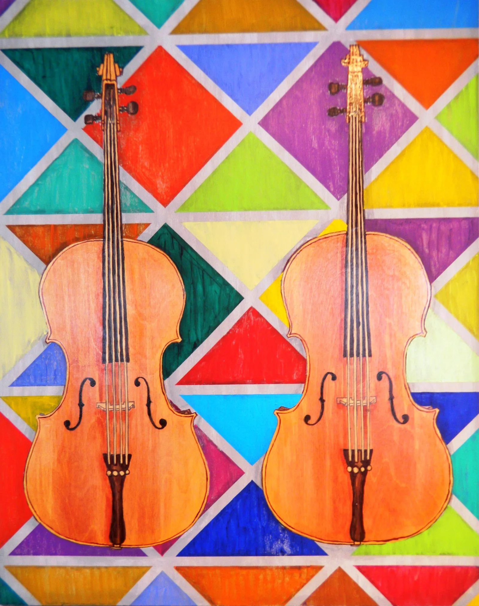 Vivaldi, acrylique sur panneau, 61 × 76 cm