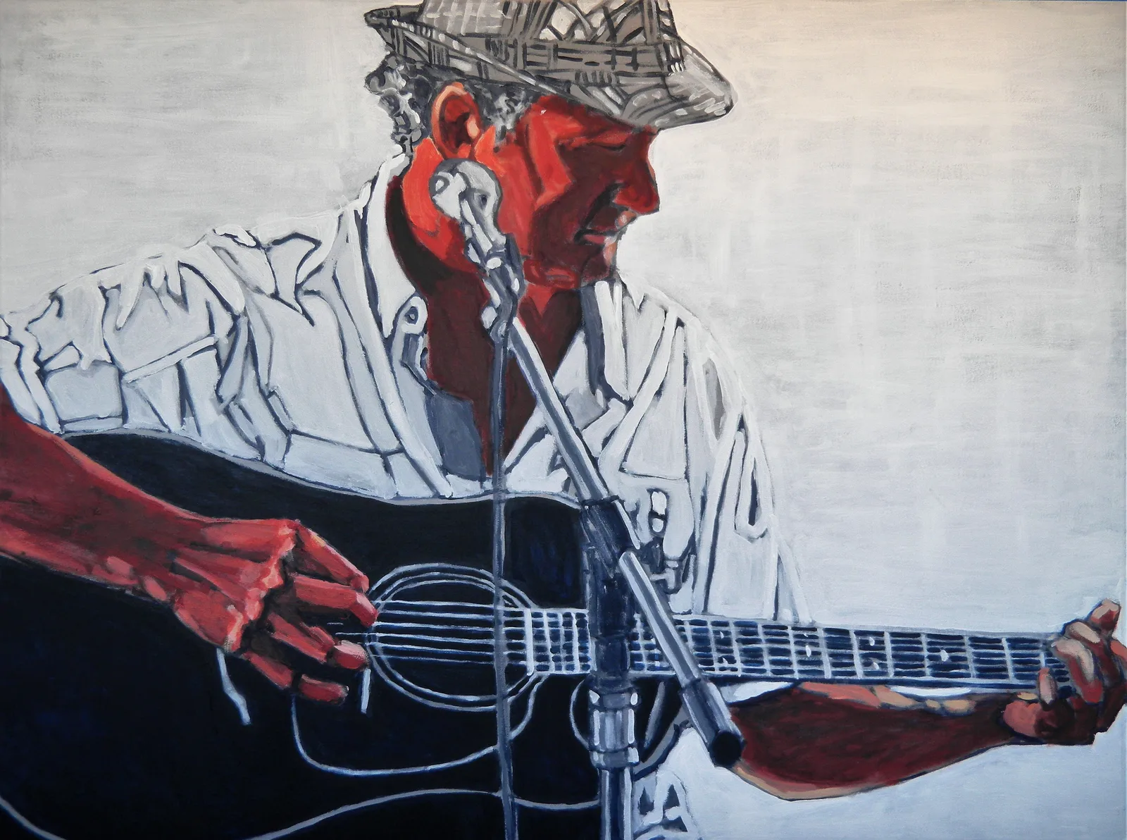 André, acrylique sur toile, 77 × 102 cm