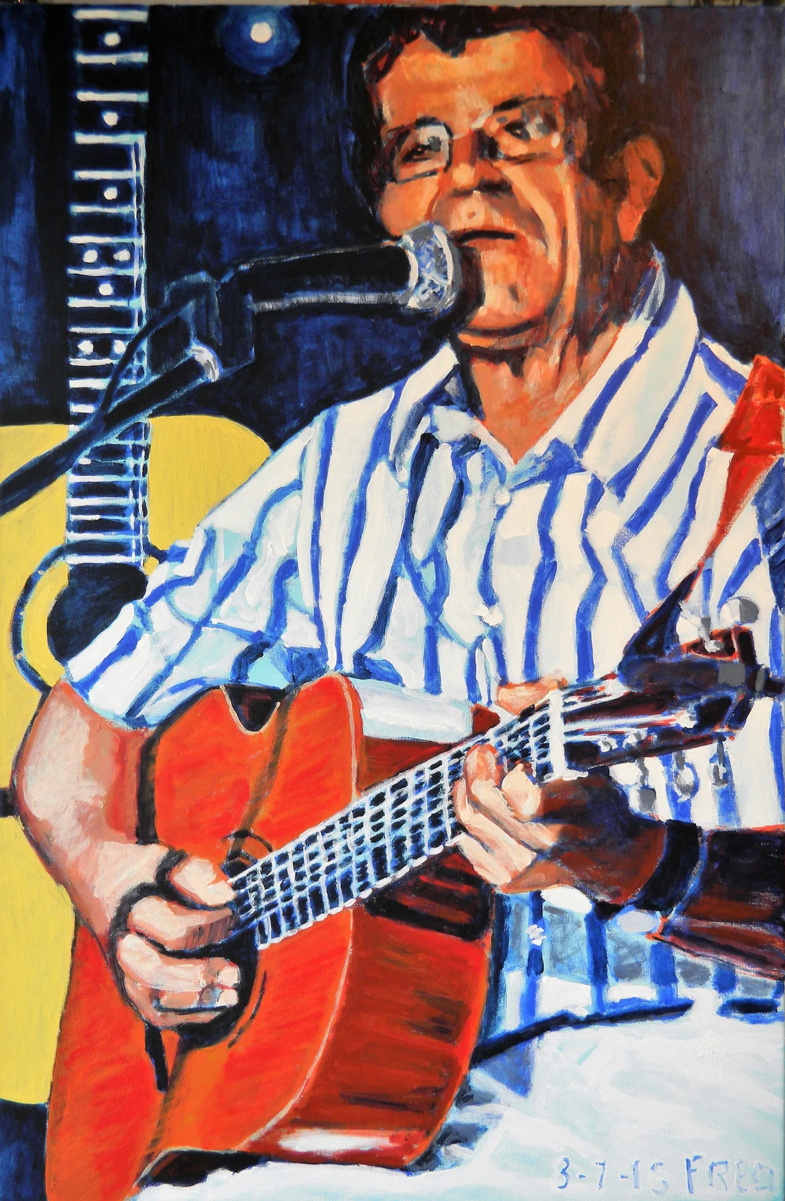 Guy Boudreau, acrylique sur toile, 91 × 61 cm