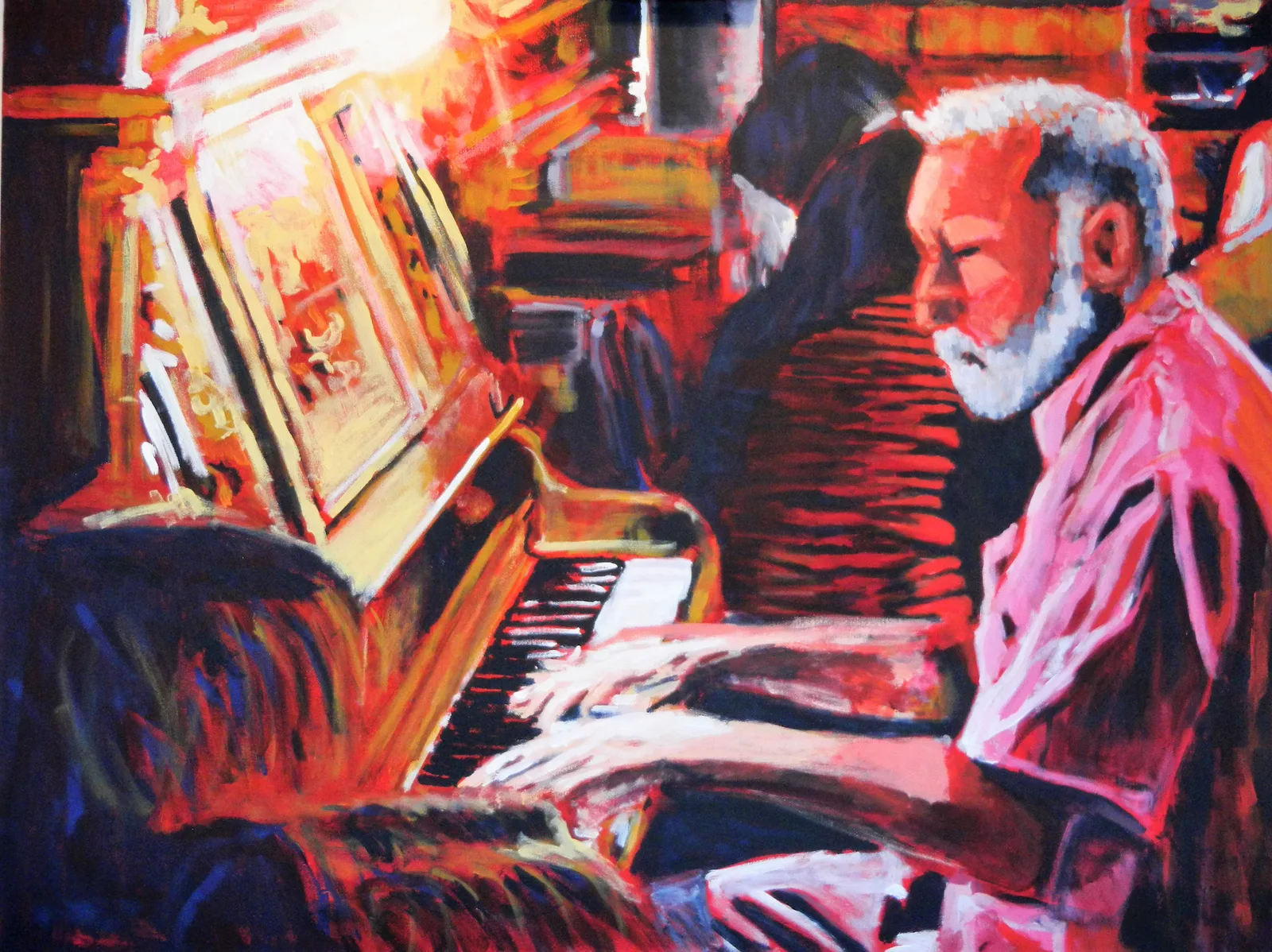 Jean-Marc, acrylique sur toile, 77 × 102 cm